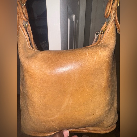 Coach Tan Leather Bag with Tag Field Bag (style number 9609) - Picture 7 of 11